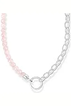 Thomas Sabo Collar con Perlas Rosas Plata de Ley 925 KE2188-034-9-L45V, 40-45 cm