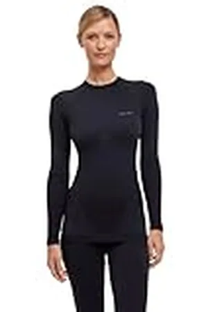 Falke Warm Round Neck W L/s SH Hilo Funcional Secado rápido 1 Pieza, Capa de Base Superior Mujer, , M