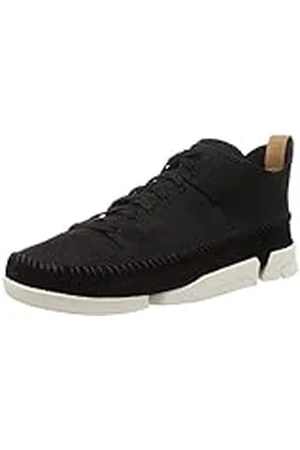 Clarks Originals Trigenic Flex, Zapatillas Hombre, Negro (Black Nubuck), 39.5 EU