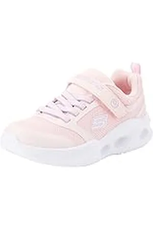Skechers Niñas, Zapatillas, Borde Rosa Claro, 29 EU