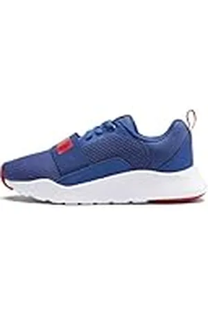 PUMA Wired PS, Zapatillas de Running Unisex Niños, Azul (Galaxy Blue-High Risk Red 08), 30 EU