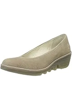 Fly London Pump - Bailarinas Mujer, Beige (Beige (Cupido Mousse Taupe Mushroom)), 38