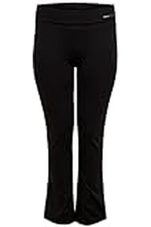 ONLY Mujer Onpfold Jazz Pants Curvy-opus Pantalones de deporte, Negro (Black), 44-46