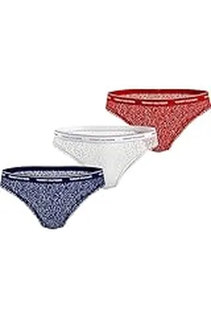 Tommy Hilfiger Pack de 3 Braguitas Tipo Bikini con Encaje para Mujer, , M