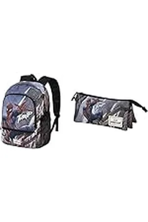 KARACTERMANIA Spiderman Arachnid Mochila Fight + Portatodo Triple FAN 2.0