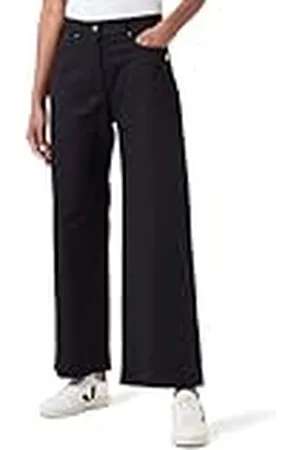 Champion Legacy Icons W-Stretch Cotton Twill Straight Hem Pantalones, , L para Mujer