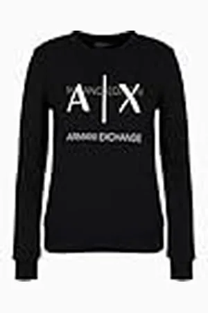 Armani Exchange Milano Edition-Sudadera con Cuello Redondo, , M para Mujer