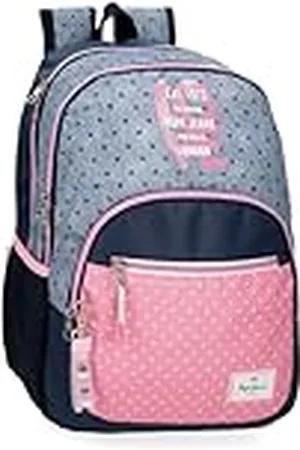 Pepe Jeans Noni Mochila Doble Compartimento Multicolor 32x44x22 cms Poliéster 25,81L by Joumma Bags