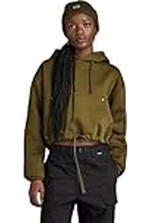 G-Star Para Mujer Sudadera Sleeve Graphic Cropped Loose, , XS