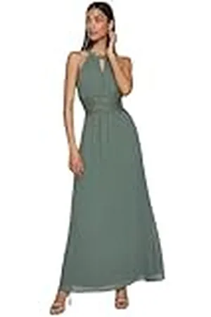VILA Vimilina Maxi Dress-Cuello de sujeción Vestido de Noche, , 42 Mujeres
