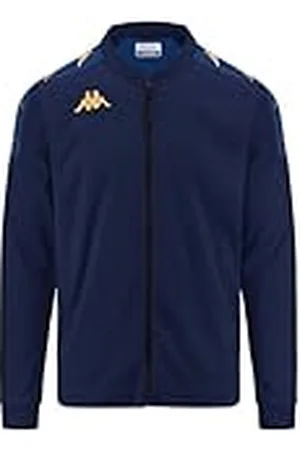 Kappa Sudadera GIULLIO, Sudadera Banda, Azul Marino, M, Hombre