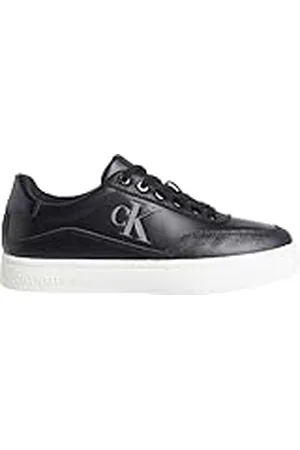 Calvin Klein Jeans CLASSIC CUPSOLE LOW MG LTH Zapatillas deportivas Mujer, Negro (Triple Black), 36 EU