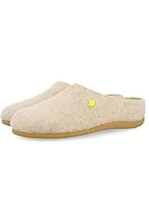 HOT POTATOES PORTSOY, Pantuflas Mujer, Beig, 40 EU