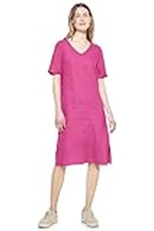 CECIL Linen_Solid Dress Vestido, , XS para Mujer