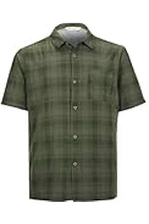 Killtec Hombre Camisa Funcional KOS 98 MN WVN SHRT, Oliv, 6XL, 38009-000