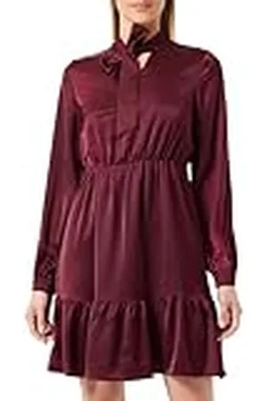 USHA Vestido Midi con Volante, , S para Mujer