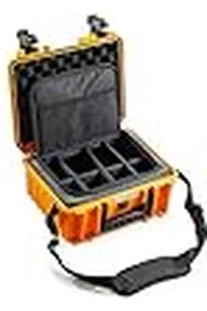 B&W International - Maletín de Transporte para Exteriores Tipo 3000, Color , con Bolsa de Fotos, Impermeable según certificación IP67, Resistente al Polvo, irrompible e Indestructible