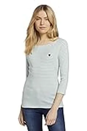 TOM TAILOR 1024035 Manga larga con rayas para Mujer, , XXL