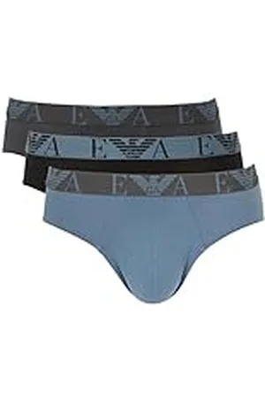 Emporio Armani Bold Monogram 3-Pack Brief Bragas, , XXL (Pack de 3) de los Hombres