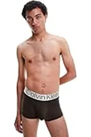 Calvin Klein Pack de 3 Calzoncillos para Hombre Bóxer de Tiro Bajo Elásticos, Multicolor (Blue Shadow/Grey Sky/Black), XL