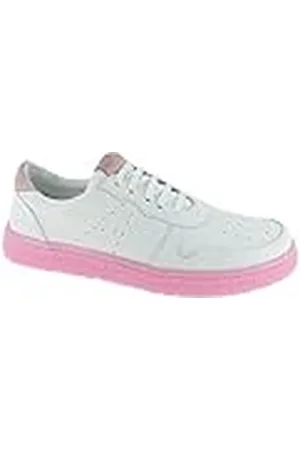 Andrea Conti Zapatillas Mujer, Blanco, Rosa, 40 EU