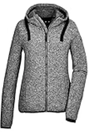 G.I.G.A. DX by killtec Mujer Chaqueta polar de punto/chaqueta polar con capucha GW 52 WMN KNTFLC JCKT, schwarz, 38, 42233-000