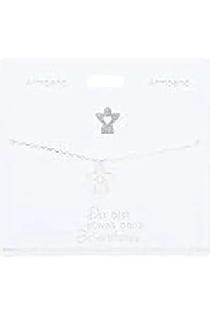 Depesche Pulsera para mujer con colgante de ángel de la guarda bañado en , longitud variable (15 – 20 cm), ideal como regalo para tu amante, novia, esposa