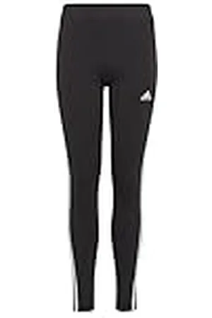 adidas Niñas Essentials 3-Stripes Cotton Tights, , 9-10 Years