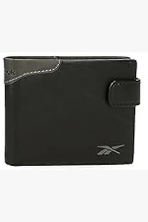 Reebok Club Cartera Horizontal con Cierre de Clic 11x8,5x1 cms Piel
