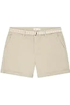 Springfield SPRINGFILED, Mujer, Short Chino Cinturón, White Print, 38