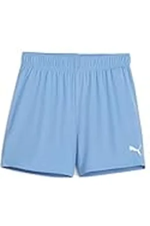 PUMA TeamGOAL Shorts Wmns, Pantalones Cortos de Punto Adultos Unisex, Team Light Blue- White, 705754
