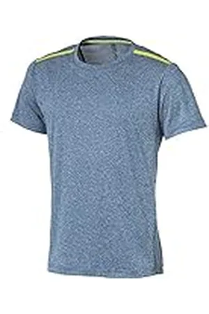energetics Malin Camiseta, Hombre, Blue Petrol/Melange, Small