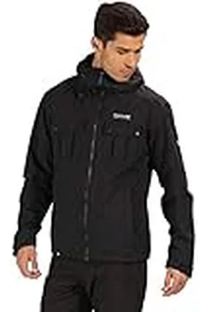 Regatta Chaqueta impermeable y transpirable con capucha para hombre, Hombre, Chaqueta, RMW303, , XL