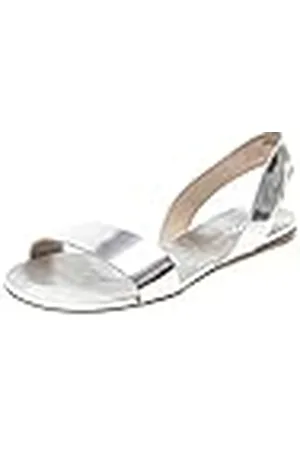 Aldo Yoana, Sandalias con Cuña Mujer, Plateado (81 Silver), 41 EU