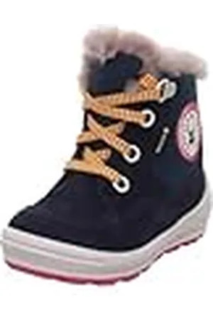 Superfit Groovy 2.0 Gore-Tex, Botas para Nieve, Blau/Pink 8000, 21 EU Ancho