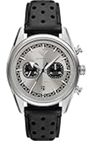 Emporio Armani Reloj Analógico para Hombres de Cuarzo con Correa en Cuero AR11677
