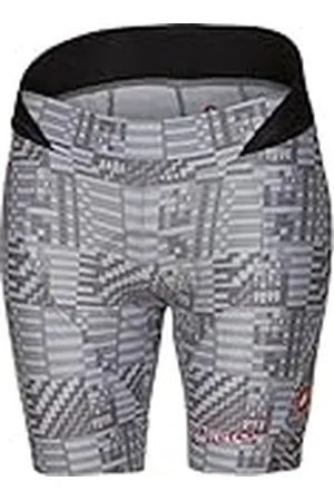 Castelli Precioso Pantalón Corto de, Mujer, Camuflaje/Gris, L