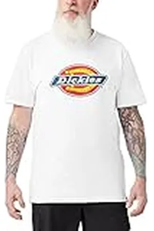Dickies Short-Sleeved Three-Colour T-Shirt with Logo Graphic Camiseta, , S para Hombre