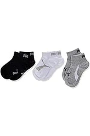 PUMA Quarter Calcetines, , 27-30 (Pack de 3) Unisex niños
