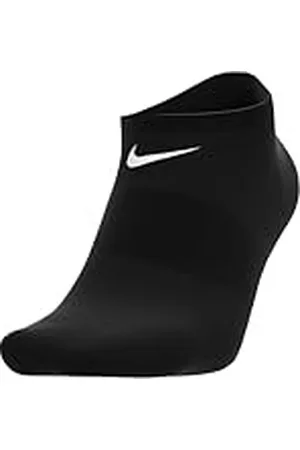 Nike U Nk Everyday Cush NS 6pr 132 No Show Sock, Blanco/Negro, Small Hombres