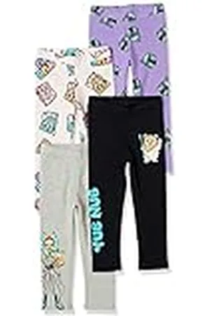 Amazon Disney | Marvel | Star Wars | Frozen | Princess Leggings Niña, Pack de 4, , 10 años