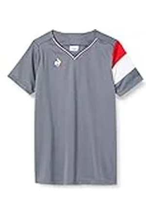 Le Coq Sportif N°5 Maillot Match Premium SS Enfant Cast Camiseta, Mujer, , 14A