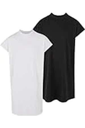 Urban classics Girls Turtle Extended Shoulder Dress Vestido, , 158-164 para Niñas