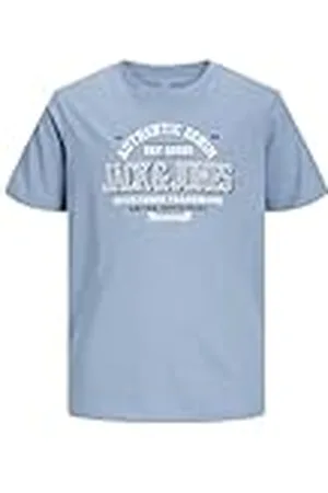 JACK & JONES JACK&JONES JUNIOR Jjelogo tee SS O-Neck 2 Col S Noos Jnr Camiseta, , 128 para Niños