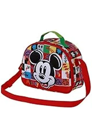 Disney Mickey Mouse Mood-Bolsa Portamerienda 3D, Multicolor, 26 x 20 cm