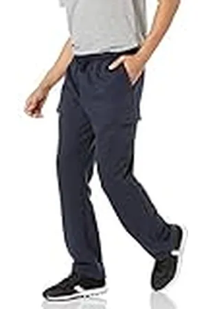 Amazon Pantalón Deportivo Cargo de Forro Polar Hombre, , XXL
