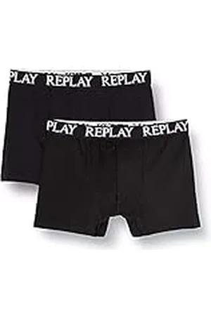 Replay Hombre Basic Cuff Logo 2pz Bóxer Not Applicable, , S