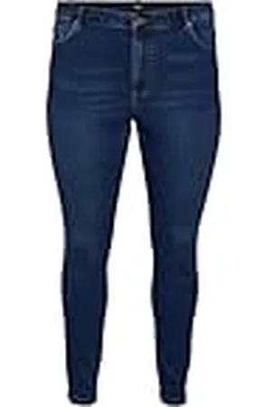 VERO MODA Vmcphia HR Skinny J Soft Vi3128 Cur Noos Pantalones Vaqueros, , 50W x 32L para Mujer