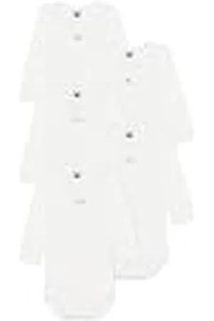 Petit Bateau A0D5Y Nosotros bodis de Manga Larga, , 24 mois (Pack de 5) para Bebés