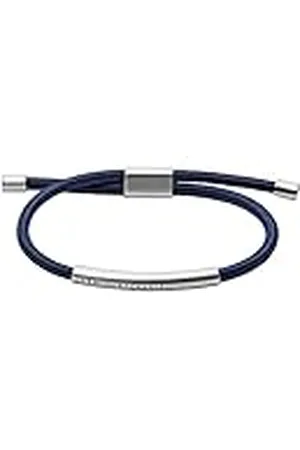 Armani Exchange Pulsera Para Hombre, L 160mm - 230mm Plata Pulsera Acero Inoxidable, AXG0064040